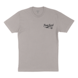 Pray Hard Banner T-Shirt | Light Grey