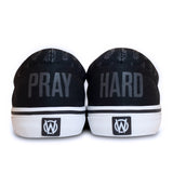 Pray Hard Slip-On Shoe | Black